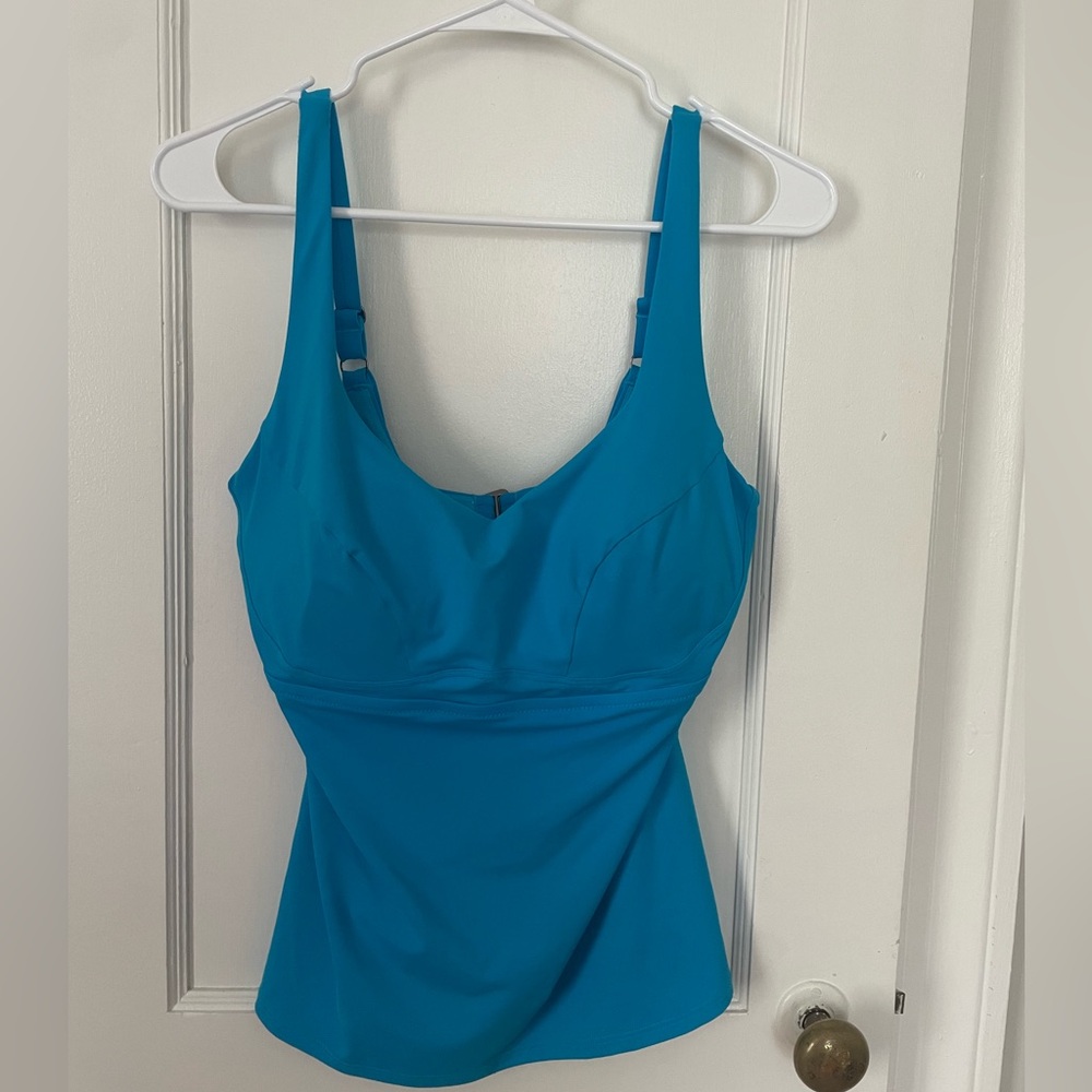 ATHLETA BONDI BRA CUP TANKINI TOP SWIMSUIT 36 D/DD